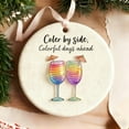 thumbnail image 1 of WEGFTDUOP Wine Glass Themed Christmas Ornament Christmas Tree Pendant Holiday Decoration, 1 of 5