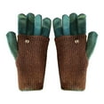 thumbnail image 1 of WEGFTDUOP Winter Color Blocked Knitted Gloves Women Wool Warm Cycling Student Gloves, 1 of 5