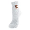 thumbnail image 1 of WEGFTDUOP Women's Winter Thick Warm Mid-Tube Socks Wool Polyester Elastic Cute Australian Fleece Home Indoor Outdoor Floor Wear Moisture-Wicking Odor-Resistant Footwear, 1 of 6