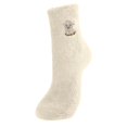 thumbnail image 1 of WEGFTDUOP Women's Winter Thick Warm Mid-Tube Socks Wool Polyester Elastic Cute Australian Fleece Home Indoor Outdoor Floor Wear Moisture-Wicking Odor-Resistant Footwear, 1 of 6