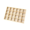 thumbnail image 1 of WEGFTDUOP Wooden Sorting Tray Network Display Wood Storage Divider Organizer Showcase Display Box For Home Handicraft Office Kitchen Storage 24 Grids, 1 of 6