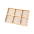 thumbnail image 1 of WEGFTDUOP Wooden Sorting Tray Network Display Wood Storage Divider Organizer Showcase Display Box For Home Handicraft Office Kitchen Storage 6 Grids, 1 of 6