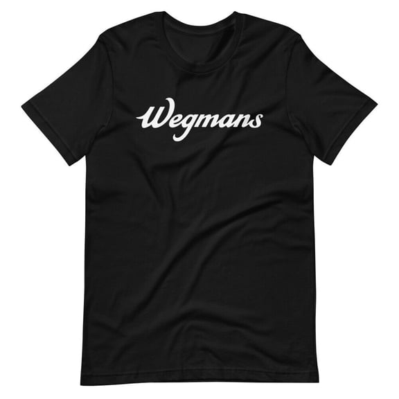 WEGMANS Black Tee Shirt Short-Sleeve Unisex T-Shirt