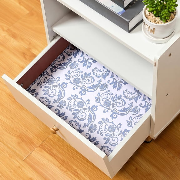 WEGOLY-10 Sheets Drawer Liners for Dresser Scented Drawer Liners Non Adhesive Scented Paper for Fragrant Home Shelf Closet(Linen,Chic Pattern)