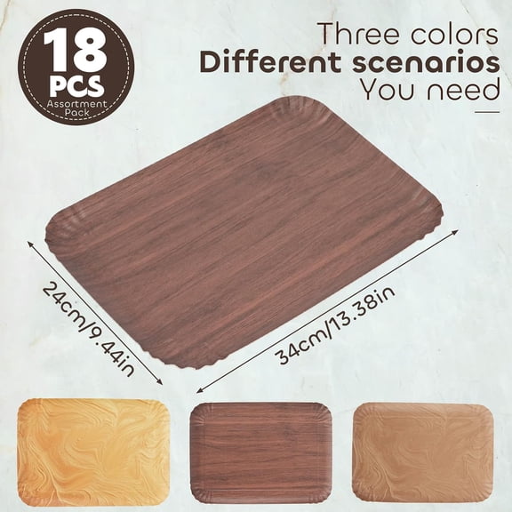 WEGOLY-18 Count Disposable Cutting Boards, 13.5" X 10" Large Paper Cutting Board, Portable Disposable Cutting Board Sheets Cut-Resistant for Friut, Seafood, Meat and Kitchen Meal Prep