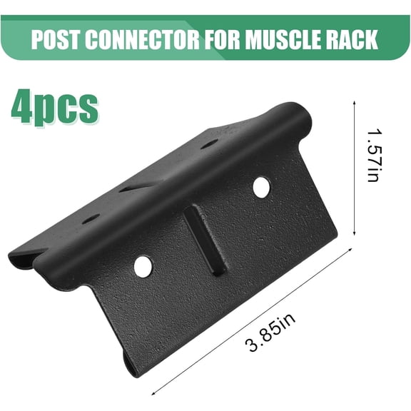 WEGOLY-4 Pcs 1.5 in Post Coupling for Steel Shelving Post, Post Coupler, Post Connector Only Compatible with 1.5 in Wide Steel Post, 3.95 x 1.68 x 1.68 in
