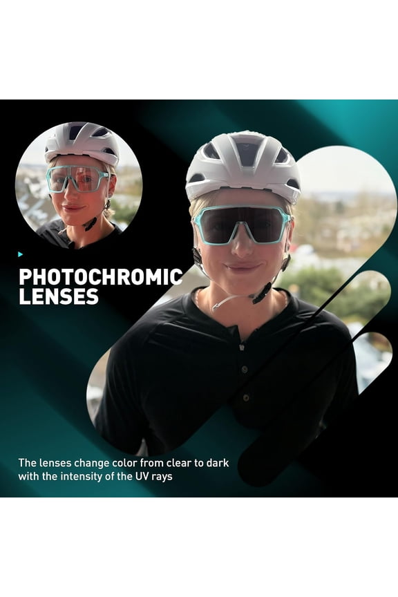 -Cycling Glasses Sport Sunglasses Clear MTB Men Women BMX Running Driving S335