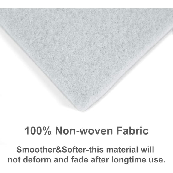 WEGOLY-Delux Ironing Board Padding, Extra Dense Felt Material with10 mm Thickness(50" x 18")