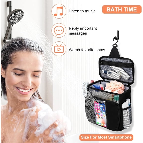 WEGOLY-Dorm Room Essentials for Guys, Quick Dry Mesh Shower Caddy, Travel Toiletry Bag for Men and Women, Travel Cruise Ship Camping Essentials, Large Makeup Organizer for Full-Sized Toiletries Gift