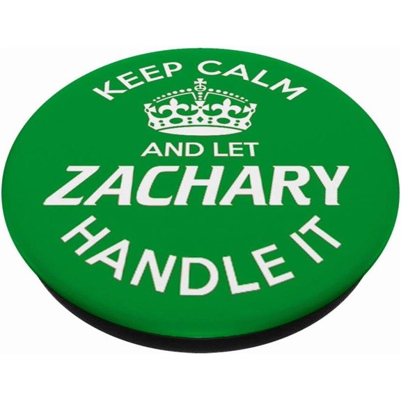 WEGOLY-Keep Calm And Let Zachary Handle It Green