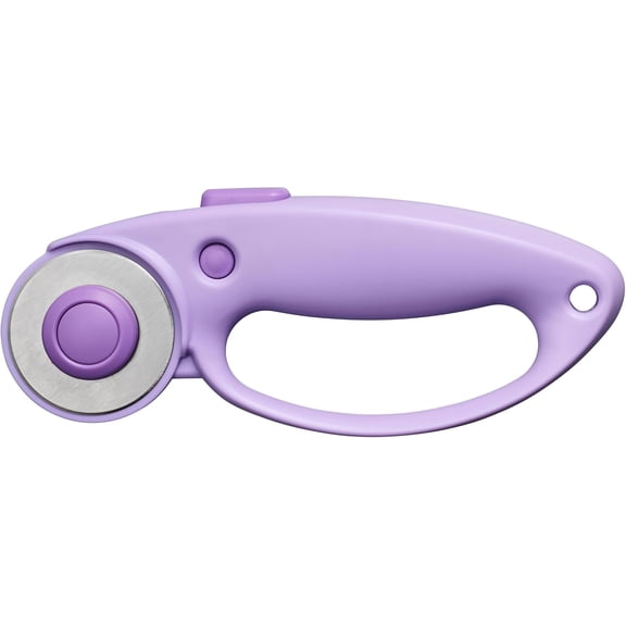 WEGOLY-Loop Rotary Cutter, Explore Collection Ultra Lilac, Precision-Ground Steel Blade for Fabric, Felt and Vinyl, 45mm