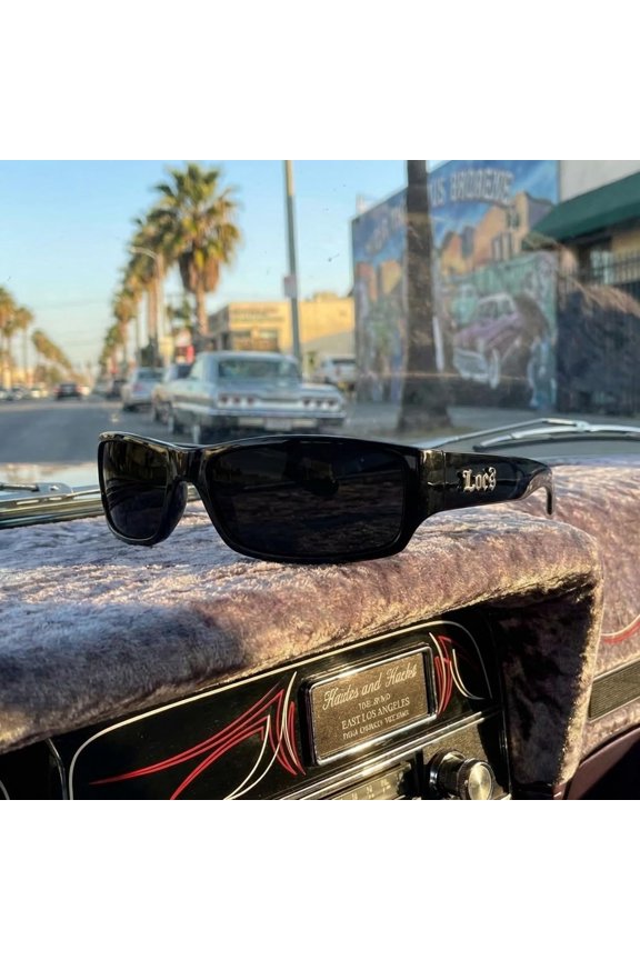 -Mad Dog Hardcore Gangster Cholo Narrow Rectangular Sunglasses