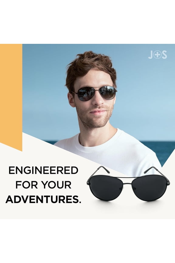-Premium Classic Aviator Sunglasses, Polarized, 100% UV protection for Teen boys and girls or small faced women and men