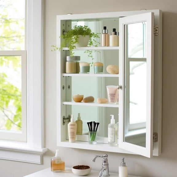 WEGOLY-Upgrade Your Medicine Cabinet with a Sturdy Replacement Shelf- Full Lengths (12", 12.5",12.75", 13", 13.25", 13.5", 13.75", 14" and 14.5") - Depth 3 Inches | Warp Resistant Plywood (14)