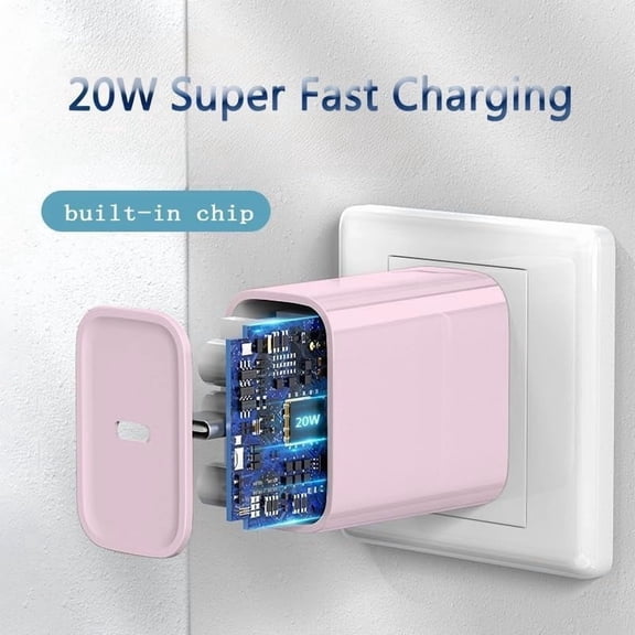 WEGOLY-iPhone 17 16 15 Charger Fast Charging USB C Charging Block Type C Charger 2 Pack 6FT Cord for iPhone 17/17 Plus/17 Pro/16 Pro Max/16/16 Plus/16 Pro/16 Pro Max/iPhone 15/15 Pro Max/Samsung(Pin
