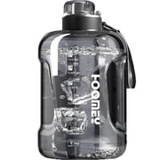 WEHUSE 50 oz Water Bottle with Time Marker - Straw & Chug Lid - BPA Free Half Gallon Gym Water Bottle with Handle - Big Gallon Jug