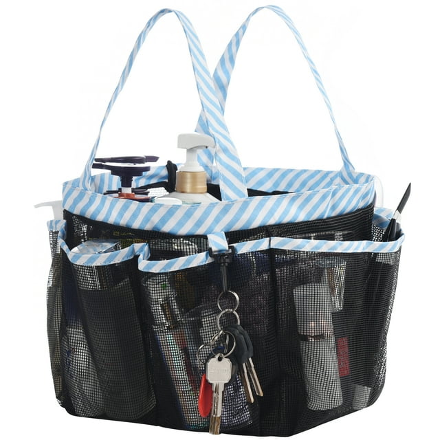WEHUSE Mesh Shower Caddy Portable with Waterproof Inner Bag, Extra
