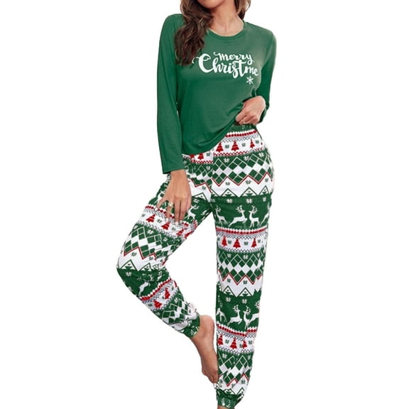 WEHUSE Pajama Set Womens Long Sleeve Sleepwear Pullover Top and Pants Cozy Loungewear Soft Pjs Lounge Set