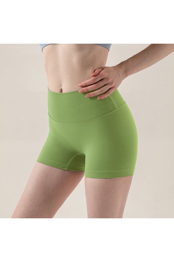Women Workout Shorts 3" Butt Lifting Gym Seamless Biker Shorts