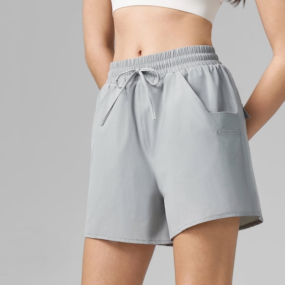 WEHUSE Women's Bermuda Shorts Running  Shorts with Liner Deep Pockets 7" Long Shorts for Women Lounge Walking Athletic