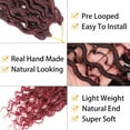 thumbnail image 1 of WEIF-24 Inch 8 Packs Goddess Locs Crochet Hair Natural Looking, Bohemian River Goddess Crochet Braiding Hair Trendy & Edgy Faux Locs Crochet Hair Fashion for Women Kids (#1B/Bug), 1 of 4
