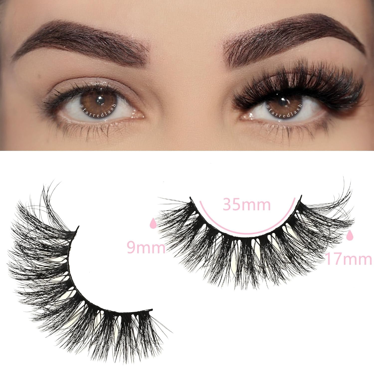 Light Simple Lashes WEIF-Lashes Cat Eye False Eyelashes Fluffy Wispy Lash Strips Natural ...
