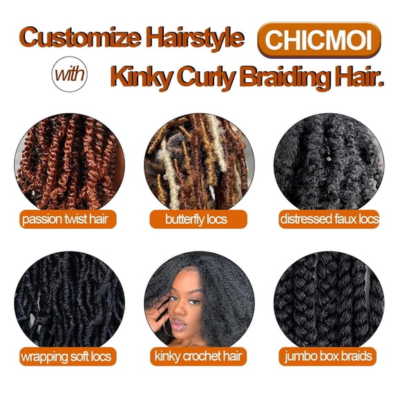 WEIF-Springy Afro Twist Hair 24 Inch Cuban Twist Hair 8 Packs Black Marley Twist Braiding Hair Black Spring Twist Hair Wrapping Hair for Soft Locs Cuban Twist Crochet Hair for Black Women (24in 8P