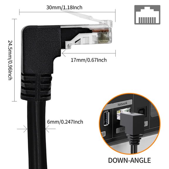 Shop 90 Degree Ethernet Cables for Easy Networking at Walmart