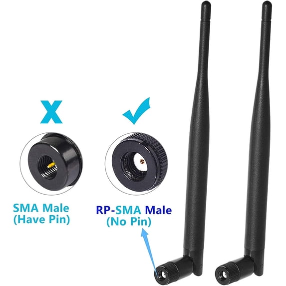 2 x 8dBi 2.4GHz 5GHz 5.8GHz Dual Band WiFi RP-SMA Male Antenna 2 x 35CM U.FL/IPEX to RP SMA Female Pigtail Cable for Mini PCIe Card Wireless Routers PC Repeater Desktop FPV UAV 2 x 8dBi 2.4GHz 5GHz 5.8GHz Dual Band WiFi RP-SMA Male Antenna 2 x 35CM U.FL/IPEX to RP SMA Female Pigtail Cable for Mini PCIe Card Wireless Routers PC Repeater Desktop FPV UAV