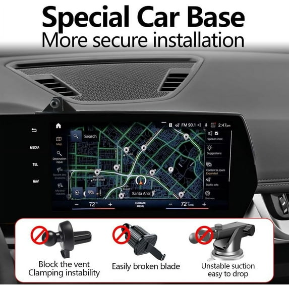 WEIFEI-Car Phone Holder Mount for BMW X1 2023-2025BMW X2 2024 2025 Auto Accessories Navigation Screen Bracket Interior Decoration Mobile Cell Phone Mount