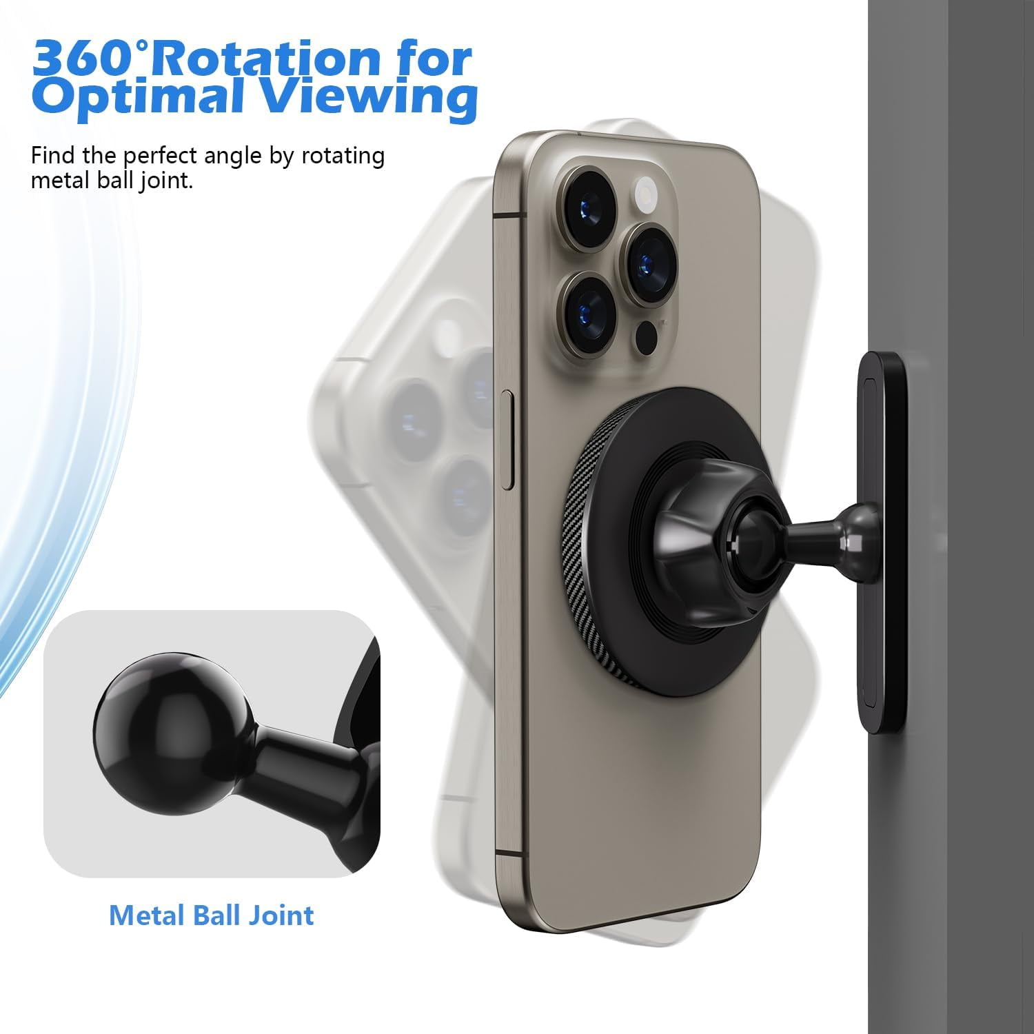 Snapklik.co : Agnetic Phone Holder For Hyundai Sonata Kona 2024-2025 2026 & Ioniq 5 2022-2025 - View #3