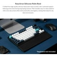 thumbnail image 1 of WEIFEI-Ergonomic Silicone Wrist Rest for K8 / K8 Pro / K8 Max / K8 HE/ C1 / C1 Pro / L4, 14.09" Honeycomb Non-Slip Palm Rest, 80% TKL Mechanical Keyboards Support with Typing Pain Relief, 1 of 4