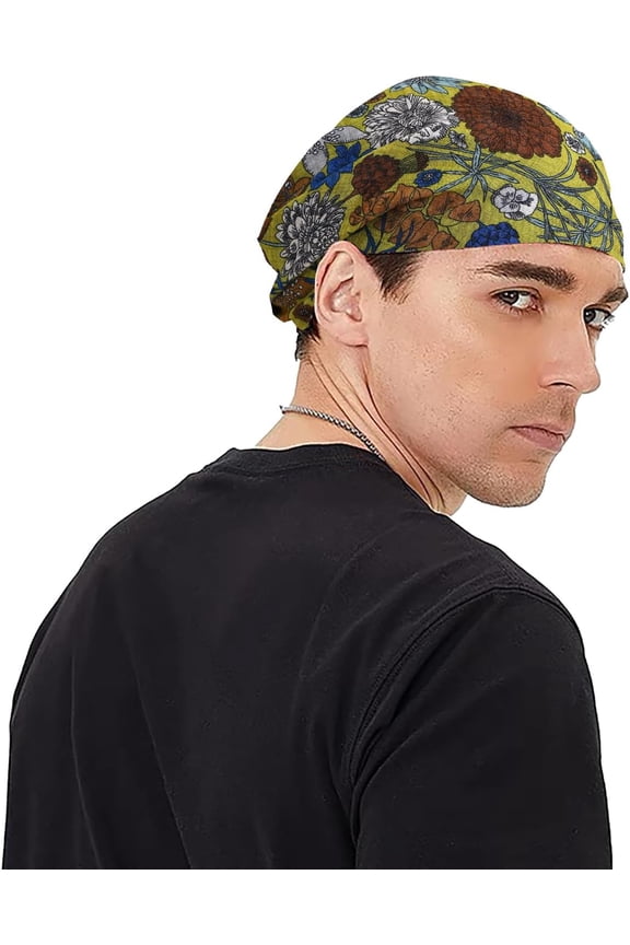 -Unisex 22x22 Inch Cotton Blended Soft Bandana Handkerchief Hair Scarf Headband for Men and Women