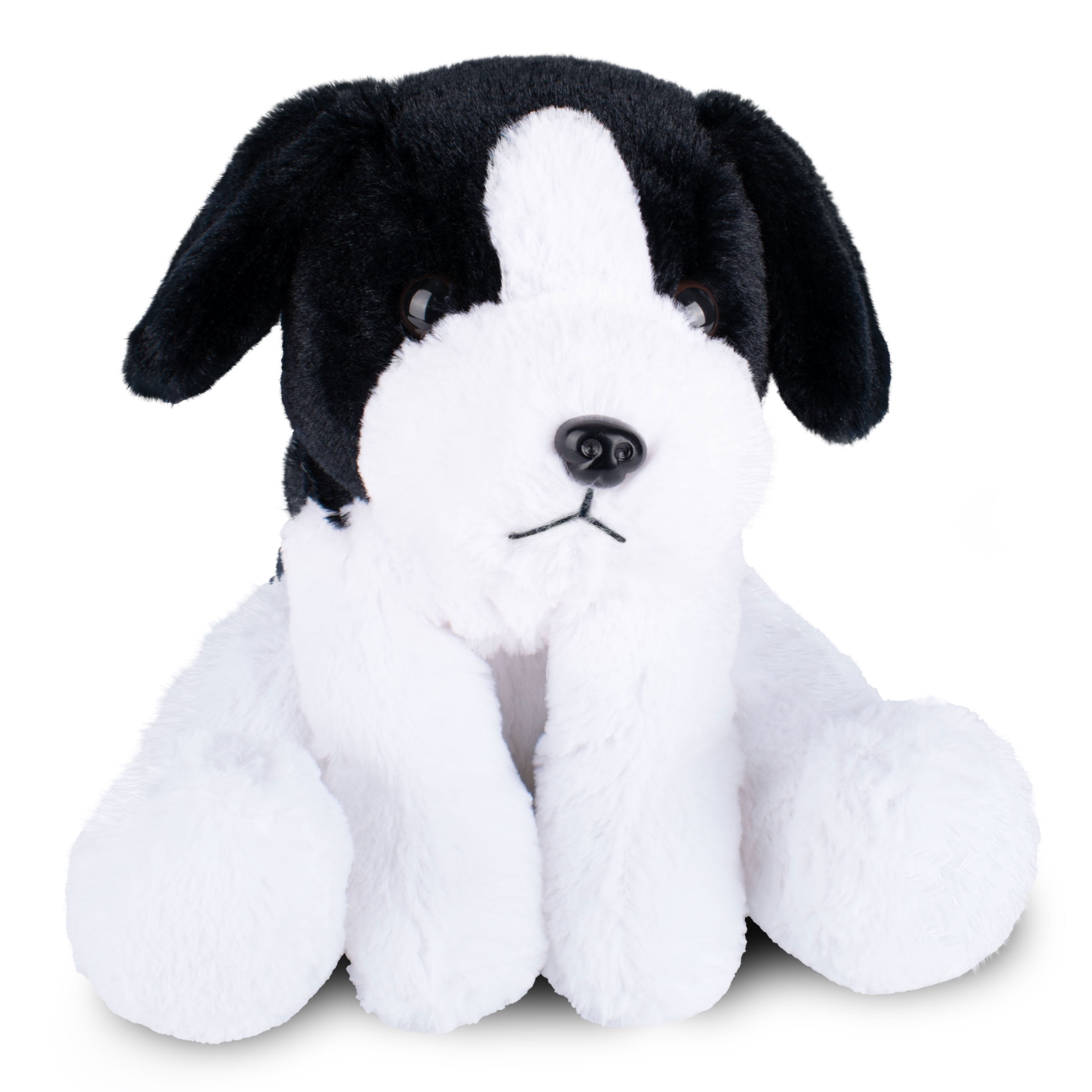 WEIGEDU Border Collie Stuffed Animals, Black and White Dog Stuffed