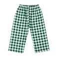 thumbnail image 1 of WEIGFI Child Baby Girls Boys Summer Plaid Cropped Pants Loose Casual Fashion Pants Comfort Trousers Solid Color Daily Slacks, 1 of 9