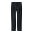 thumbnail image 1 of WEIGFI Child Boys Plaid Flat Front Dressy Pants Adjustable Waist School Pants Adorable Trousers Solid Color Athletic Joggers Outdoor Slacks, 1 of 2