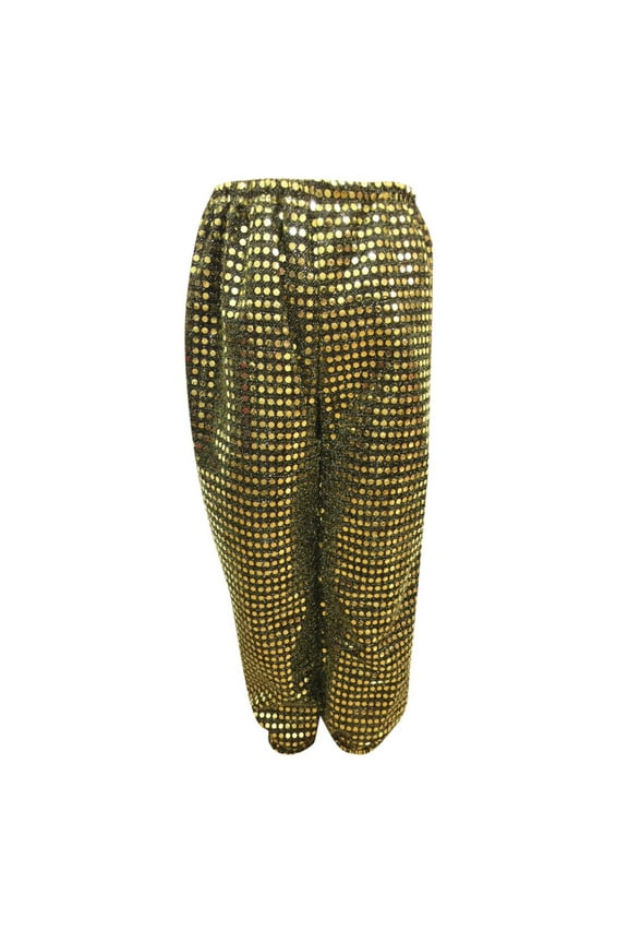 Child Kids Sequins Loose Jazz Hop Street Dance Pants Haren Trousers Dancewear For Boys Girls Trendy Solid Color Slacks