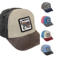 thumbnail image 1 of WEIGFI Kid Boys Girls Baseball Cap Sun Hat Adjustable Snapback Dinosaur Embroidered Outdoor Activity Lightweight Caual Spring Autumn Daily Wear Comfort Beach Caps,Black,2-8 Years, 1 of 6