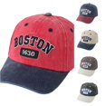 thumbnail image 1 of WEIGFI Kid Boys Girls Baseball Cap Sun Hat Adjustable Snapback Letter Embroidered Outdoor Activity Lightweight Caual Spring Autumn Daily Wear Soft Vacation Hats,Red,2-8 Years, 1 of 4