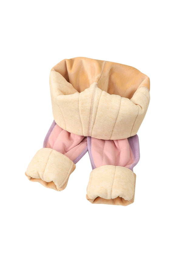 Kids Wear Thickened Children Silk Pants With A Base Layer Inside The School Breathable Trousers Solid Color Slacks