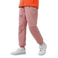 thumbnail image 1 of WEIGFI Pants Children Hiking Trousers Waterproof Outdoor Trekking Elasticated Waist Thicken Jogging Bottoms For Kids Boys Girls Relaxed Fit Solid Color Slacks, 1 of 9