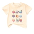 thumbnail image 1 of WEIGFI Toddler Baby Boys T-Shirts Planet Graphic Print Long Sleeve Casual Solar System Crew Neck Cute Beach Top,Beige,2-3 Years, 1 of 4