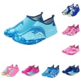thumbnail image 1 of WEIGFI Toddler Baby Girls Boys Water Shoes Soft Sole Quick-Dry Beach Shoes Cartoon Dinosaur Print Lightweight Outdoor Sports Hiking Swim Pool Sneakers Daily Cool Footwear,Light Blue,4.5-5 Years, 1 of 9