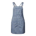 thumbnail image 1 of WEIGFI Toddler Baby Girls Dress Suspender Dresses Ice Print With Pockets Casual Plaid Loose Fit Adjustable Strap Playwear Summer Everyday Wear Comfort Party Sundress,Blue,4-5 Years, 1 of 6