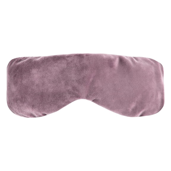 Allswell Eye Mask for Sleeping: Light Blocking & Even Weight Distribution (Beads Filled), Plush Velvet (Hazy Purple) - Includes Storage Box