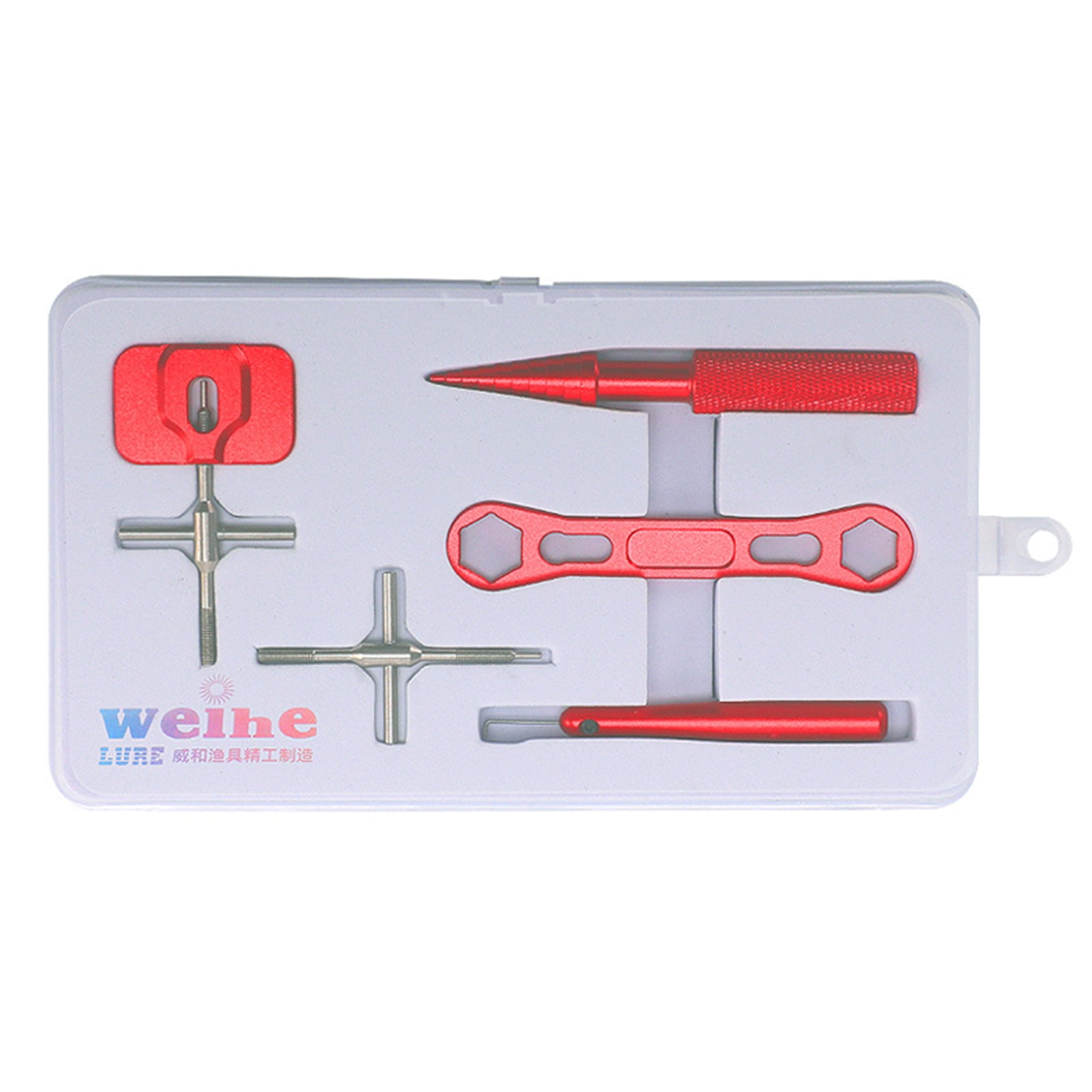 Weihe Maintenance Kit for Baitcasting Fishing Reels - Keep Your Gear in Top Shape, Size: 10.0, Red