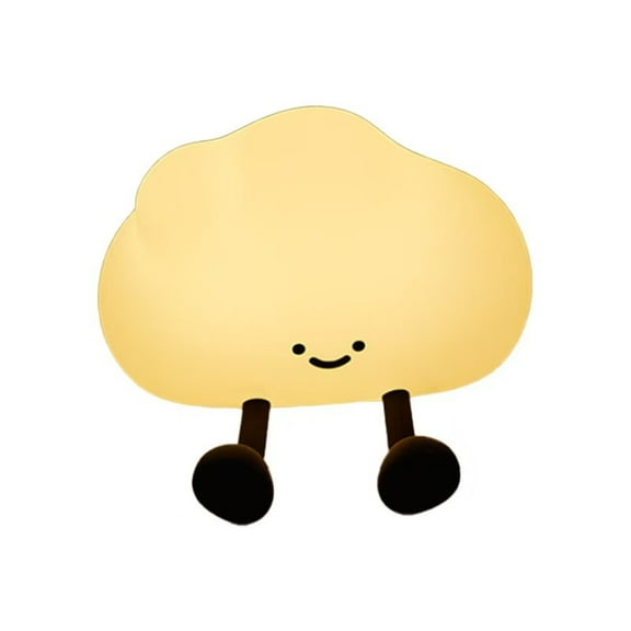 WEIKE Cute cloud night light, rechargeable night light, bedside light with touch sensor