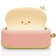 thumbnail image 1 of WEIKE Cute toast light small desk lamp, night lighting, rechargeable, 1 of 6