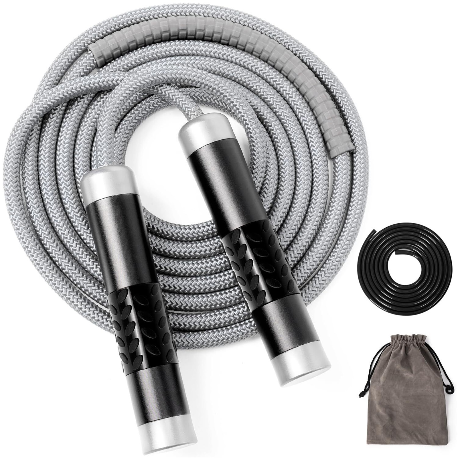 WEIKE Fast jump rope without wrapping ball bearing, professional thick weight-bearing jump rope