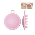 thumbnail image 1 of WEILA Compact Silicone Scalp Massager Hair Growth,Scalp Scrubber with Loop for Shower,Multi-Use Comb for Head Massage & Bath,Soft & Relaxing(Pink), 1 of 7